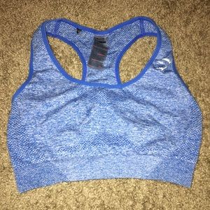 Gymshark blue sports bra